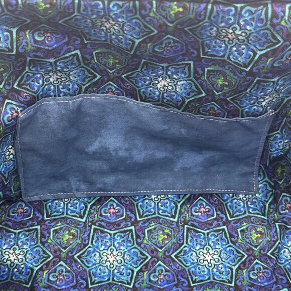 Handmade Russian Myushka Doll Print Accessory Bag Cotton Accessory Bag - Picture 8 of 9